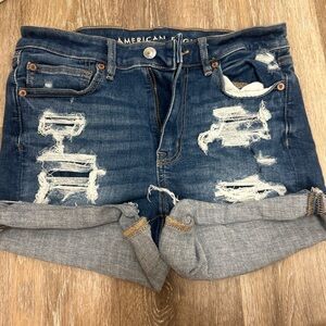 American Eagle Outfitters Blue Denim Shorts
